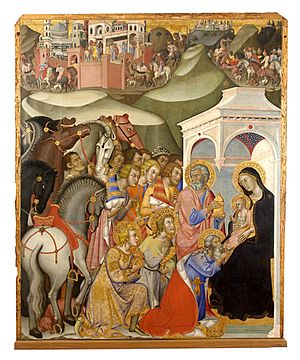 Archivo:Bartolo di Fredi - The Adoration of the Magi - WGA01322