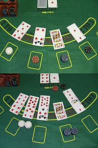 Archivo:Blackjack game example
