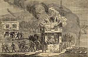 Archivo:British Legion burning Basque houses