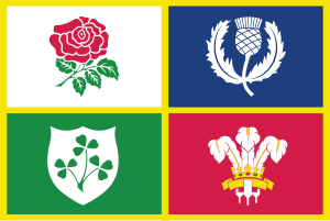 Archivo:British and Irish Lions flag with no Lion