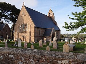 Archivo:Church of St Matthew, Cobo, Guernsey