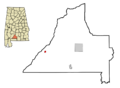 Conecuh County Alabama Incorporated and Unincorporated areas Repton Highlighted