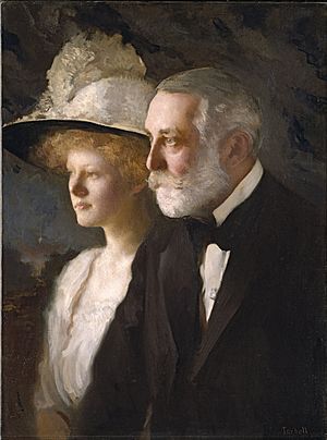 Archivo:Edmund Charles Tarbell - Henry Clay and Helen Frick - Google Art Project