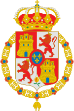 Archivo:Escudo del rey de España abreviado antes de 1868 con toisón