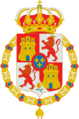 Escudo del rey de España abreviado antes de 1868 con toisón