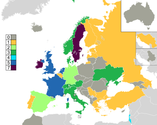 Eurovision winners map 2026