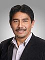 Gustavo Vega Piña. Official portrait, 2020. Chamber of Deputies of Bolivia