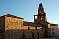 Iglesia de Santiago del Molinillo al atardecer