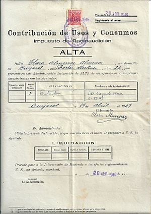 Archivo:Impuesto de Radioaudición Alta 1949