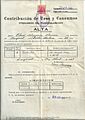 Impuesto de Radioaudición Alta 1949