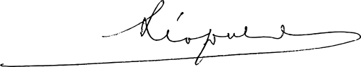 Leopold III's signature