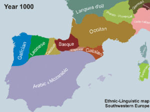 Archivo:Linguistic map Southwestern Europe-II