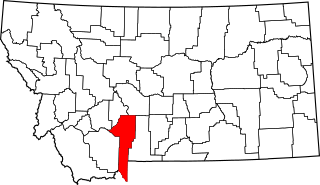 Map of Montana highlighting Gallatin County.svg