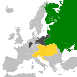 Archivo:Map of the Holy Alliance (1840)
