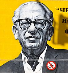 Max Aub Mohrenwitz al mural al col·legi Max Aub de València.JPG