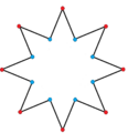 Octagonal star