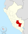 Peru - Cuzco Department (locator map)