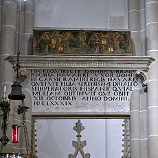 Archivo:Sepulcro de la reina Urraca, Catedral de Palencia