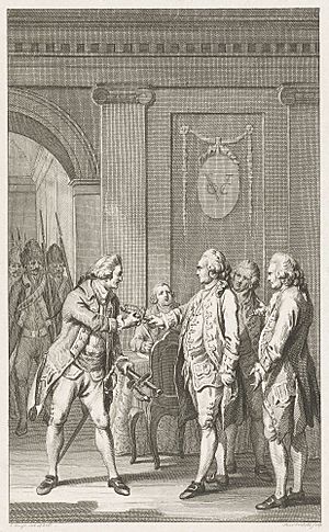 Archivo:Trapping of three councilmen of Dutch East Indies