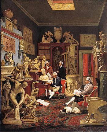 Archivo:Zoffani, Johann - Charles Towneley in his Sculpture Gallery - 1782