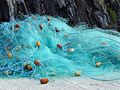 A fishing net in Brandon Creek - geograph.org.uk - 921094