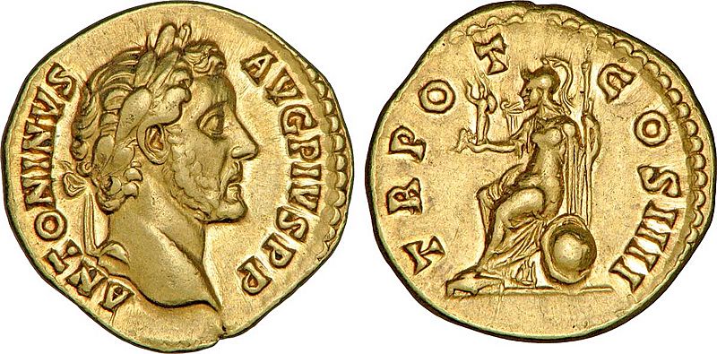 Aureus d'Antonin le Pieux