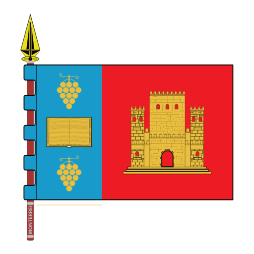Bandeira de Monterrei Ourense Galiza