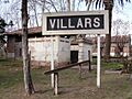 Cartel de la estación Villars
