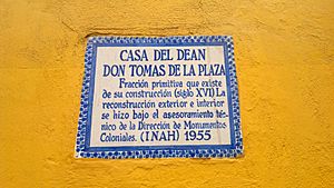 Archivo:Casa del Dean (plaqueta)