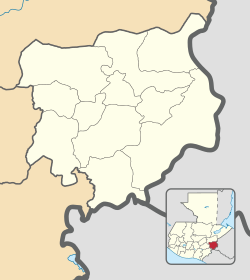 Ipala ubicada en Chiquimula (departamento)