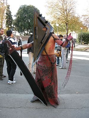 Archivo:Cosplayer of Pyramid Head, Silent Hill 20071102a