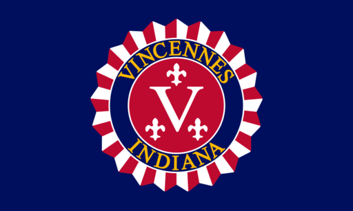 Flag of Vincennes, Indiana