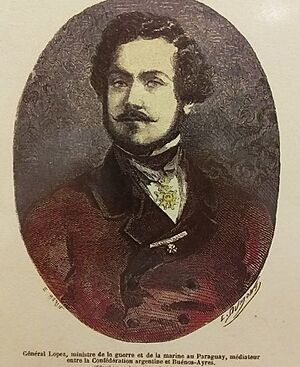 Archivo:General Lopez,ministro de guerra y marina,mediador entre la confederación Argentina y Buenos Aires