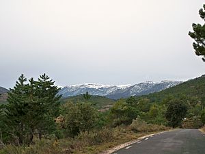 Archivo:LA SIERRA DEL CUJÓN DESDE LA CARRETERA DE LOS COLLADOS