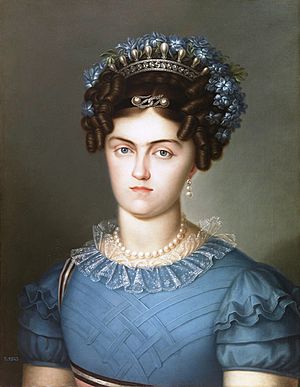 Archivo:La reina María Josefa Amalia de Sajonia. (Museo del Prado)