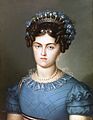 La reina María Josefa Amalia de Sajonia. (Museo del Prado)