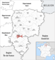 Locator map of Kanton Soissons-2