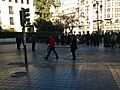 Maderos frente al IES Lluis Vives
