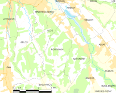 Map commune FR insee code 64467.png