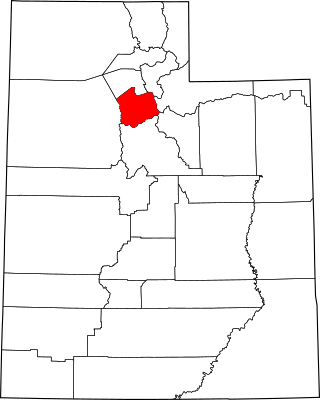 Map of Utah highlighting Salt Lake County.svg