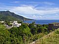 Monts Caraïbes depuis le Fort Louis Delgrès à Basse-Terre