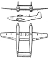 North American F-82 3-view Les Ailes January 18, 1947