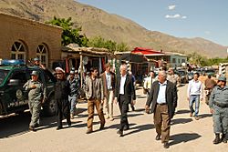 Officials Visit Bazarak District, Panjshir Province, Afghanistan.jpg