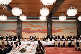 President Trump and First Lady Melania Trump Attend a State Banquet at the Imperial Palace (47958911508)