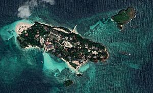 Archivo:Satélite Cayo Levantado Samaná