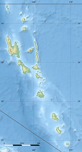 Malakula ubicada en Vanuatu