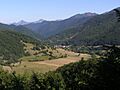 Village of Pido in the Picos de Europa in Spain
