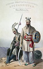 Archivo:Afghan royal soldiers of the Durrani Empire