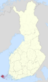 Ahvenanmaa sijainti Suomi