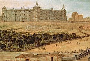 Archivo:Alcazar de Madrid siglo XVII